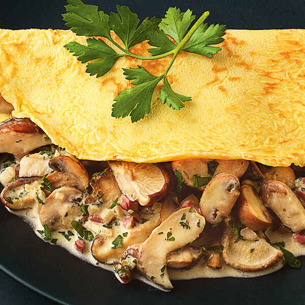 Pfannkuchen mit Pilzen Rezept | Küchengötter Pfannkuchen mit Pilzen Rezept | Küchengötter