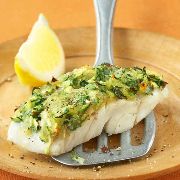 Seelachs mit Spinatkruste Rezept | Küchengötter Seelachs mit Spinatkruste Rezept | Küchengötter