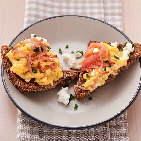 Rührei mit Schnittlauch Rezept | Küchengötter