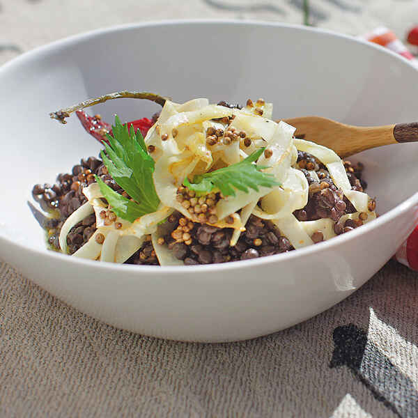 Lauwarmer Linsensalat mit grünen Le Puy-Linsen Rezept | Küchengötter