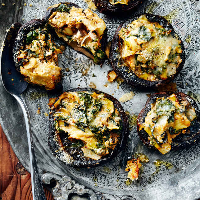 Gebackene gefüllte Pilze Rezept (vegan) | Küchengötter Gebackene gefüllte Pilze Rezept (vegan) | Küchengötter