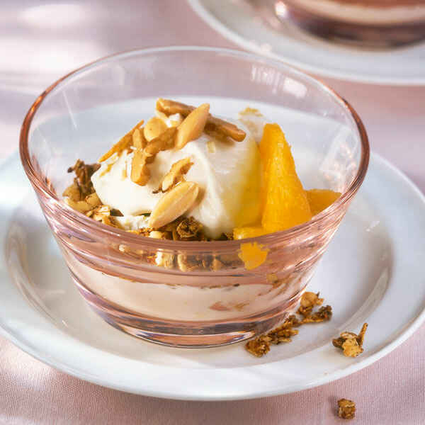 Orangenquark mit Mango Rezept | Küchengötter Orangenquark mit Mango Rezept | Küchengötter