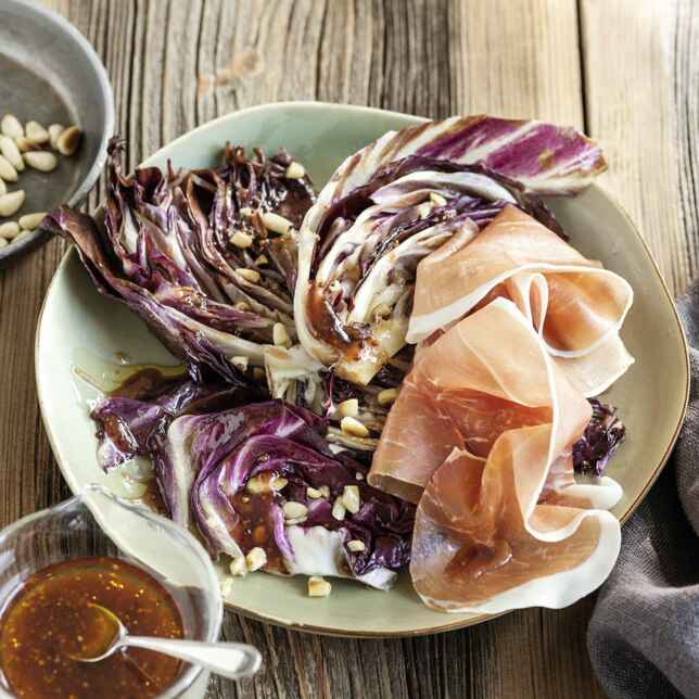 Geschmorter Dinkel mit Radicchio Rezept | Küchengötter Geschmorter Dinkel mit Radicchio Rezept | Küchengötter