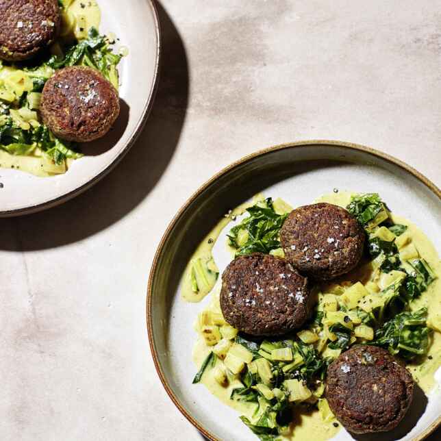 Überbackener Mangold mit roten Linsen Rezept | Küchengötter