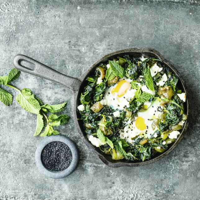 Spinatfladen mit Cabanossi Rezept | Küchengötter Spinatfladen mit Cabanossi Rezept | Küchengötter