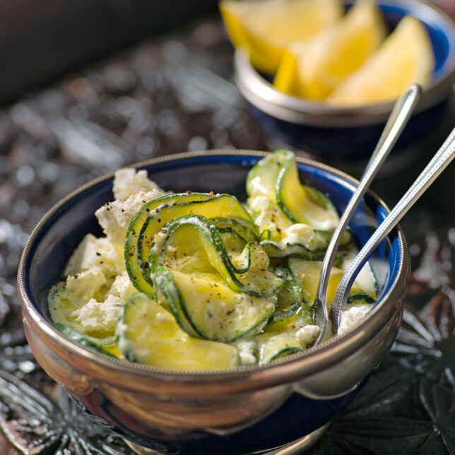 Gegrillter Zucchinisalat Rezept | Küchengötter