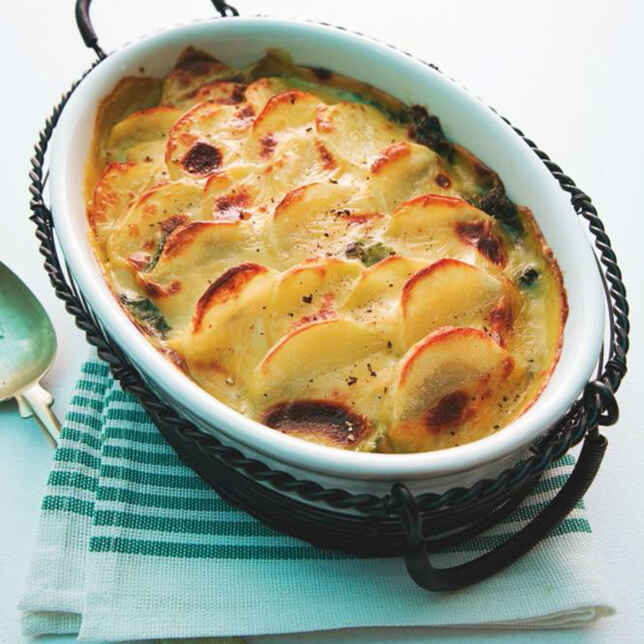 Kartoffel-Lauch-Gratin Rezept | Küchengötter Kartoffel-Lauch-Gratin Rezept | Küchengötter