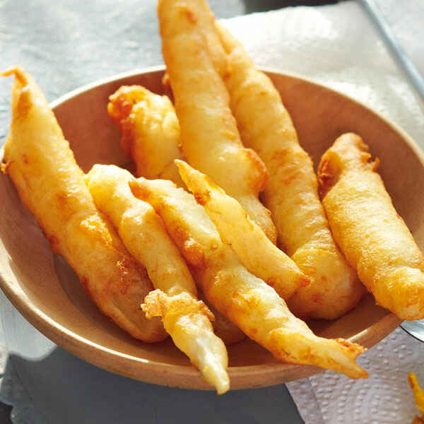 Frittierte Schwarzwurzeln in Bierteig Rezept | Küchengötter Frittierte Schwarzwurzeln in Bierteig Rezept | Küchengötter