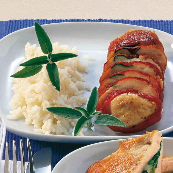 Hähnchenbrust im Schinkenmantel Rezept | Küchengötter Hähnchenbrust im Schinkenmantel Rezept | Küchengötter