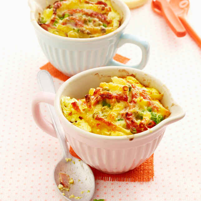 Makkaroni-Schinken-Auflauf mit Käsesauce Rezept | Küchengötter