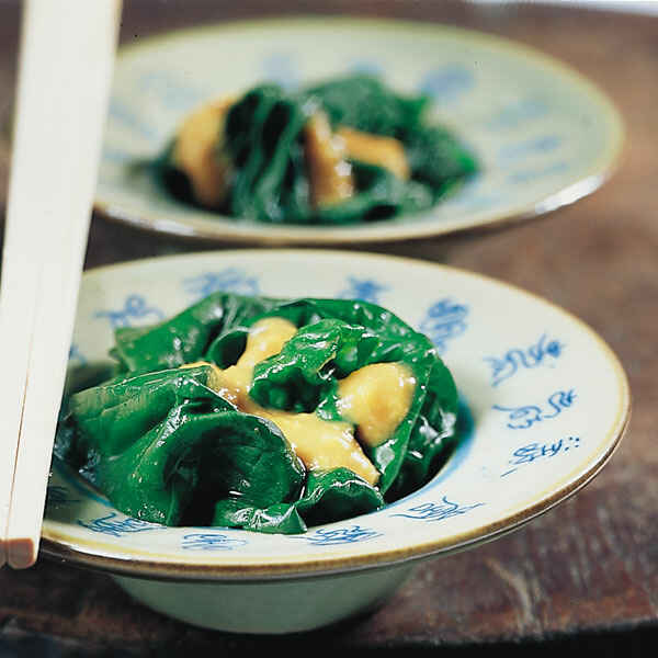 Spinat mit Sesamsauce | Horenso Gomae | Küchengötter Spinat mit Sesamsauce | Horenso Gomae | Küchengötter