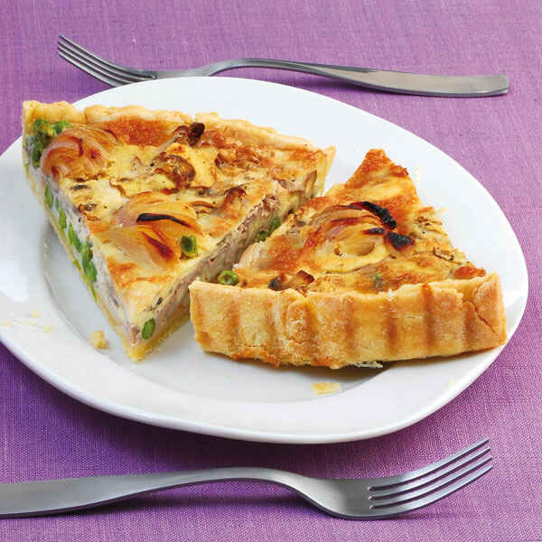Champignon-Kräuter-Quiche Rezept | Küchengötter Champignon-Kräuter-Quiche Rezept | Küchengötter