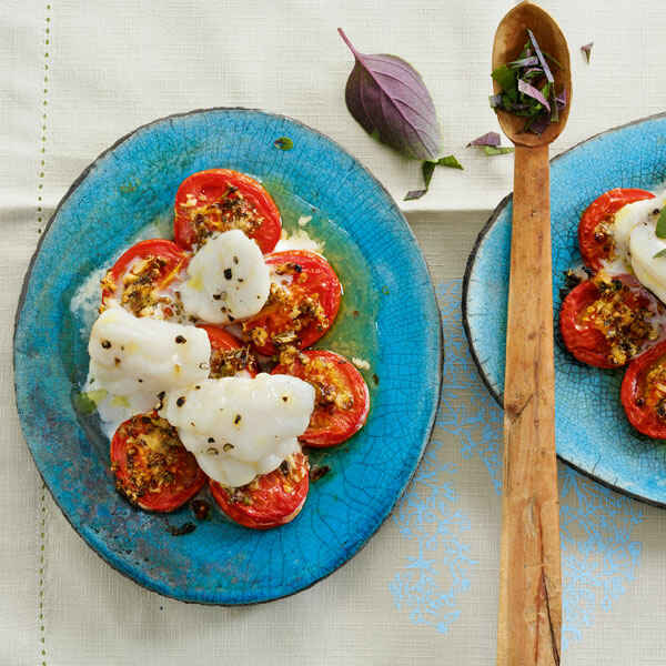 Fischfilets mit Tomaten und Oregano Rezept | Küchengötter