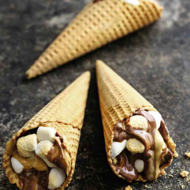 Gegrillte Bananen mit Marshmallows Rezept | Küchengötter Gegrillte Bananen mit Marshmallows Rezept | Küchengötter