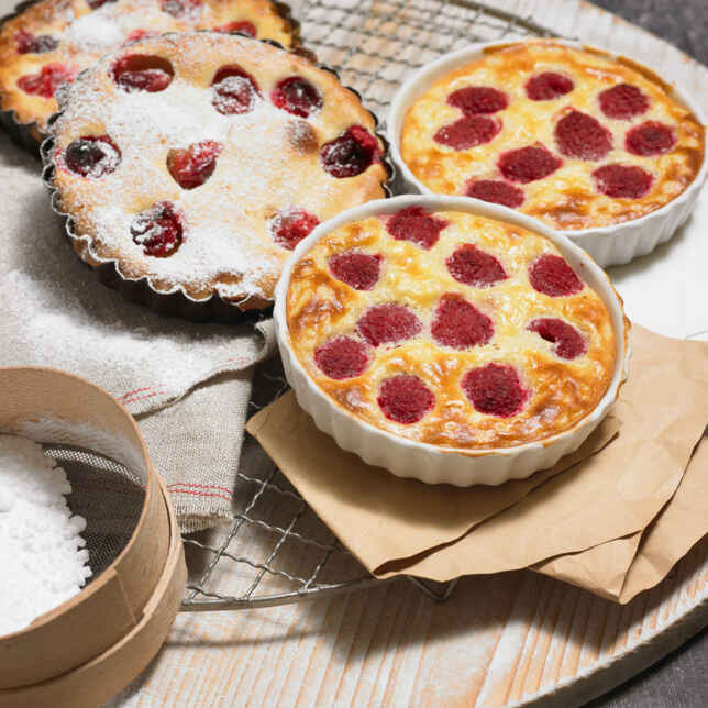 Clafoutis mit extra vielen Süßkirschen Rezept | Küchengötter