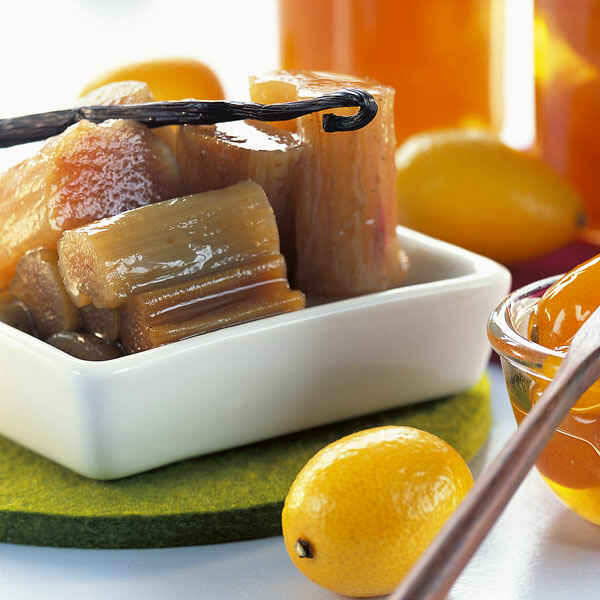 Himbeer-Rhabarberkompott aus dem Ofen Rezept | Küchengötter Himbeer-Rhabarberkompott aus dem Ofen Rezept | Küchengötter