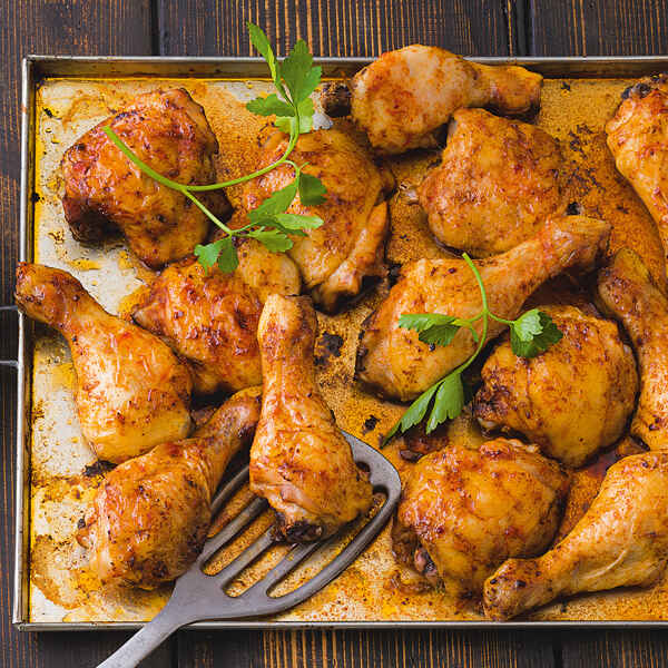 Würzige Hähnchenkeulen Rezept | Küchengötter Würzige Hähnchenkeulen Rezept | Küchengötter