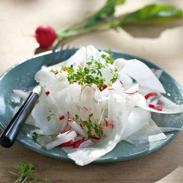 Rettich-Radieschen-Teller mit Ricotta-Klößchen Rezept | Küchengötter