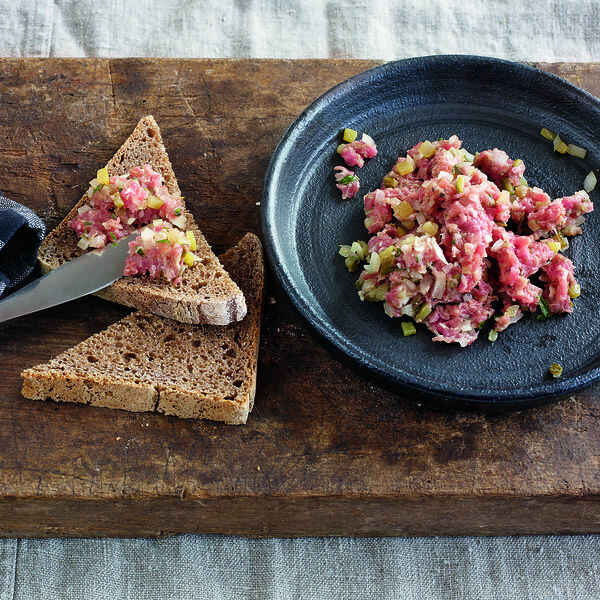 Krabben-Toasts mit Senf-Mayonnaise Rezept | Küchengötter