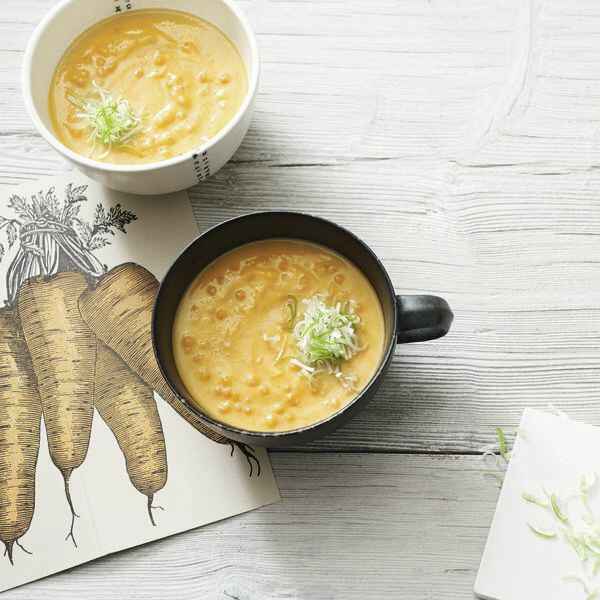 Möhren-Ingwer-Suppe Rezept | Küchengötter Möhren-Ingwer-Suppe Rezept | Küchengötter