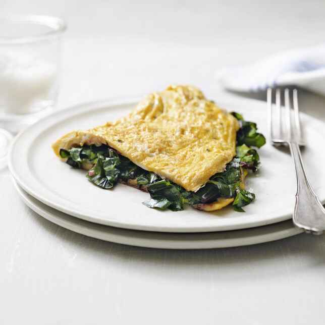 Omelett mit Champignonragout Rezept | Küchengötter Omelett mit Champignonragout Rezept | Küchengötter