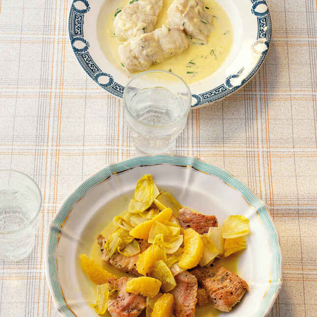 Geschmorter Chicorée in Senfsahne Rezept | Küchengötter