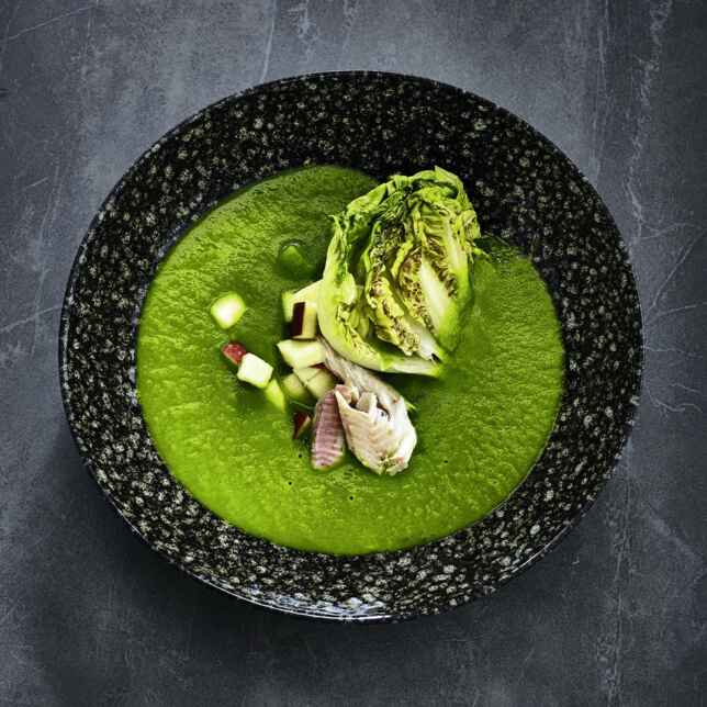 Radicchio-Chicorée-Salat mit Käsedressing Rezept | Küchengötter Radicchio-Chicorée-Salat mit Käsedressing Rezept | Küchengötter