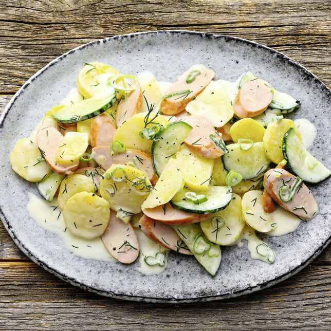 Kartoffel-Rote-Bete-Salat Rezept | Küchengötter Kartoffel-Rote-Bete-Salat Rezept | Küchengötter