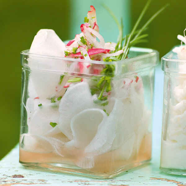 Radieschen-Schnittlauch-Vinaigrette Rezept | Küchengötter Radieschen-Schnittlauch-Vinaigrette Rezept | Küchengötter