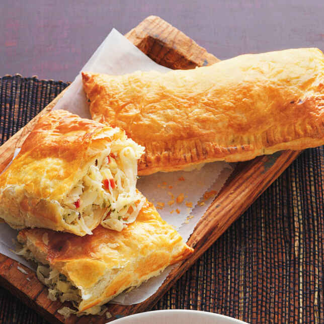 DinkelEmpanadas mit Sauerkraut und Bergkäse Rezept Küchengötter