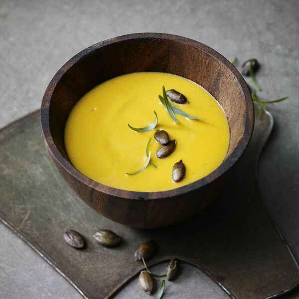 Kürbissuppe mit Lauch Rezept | Küchengötter