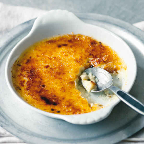 Crème brûlée mit Vanille und Safran Rezept | Küchengötter Crème brûlée mit Vanille und Safran Rezept | Küchengötter