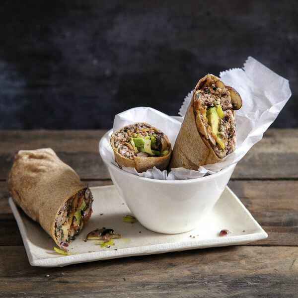Vegane SeitanBurritos Rezept Küchengötter
