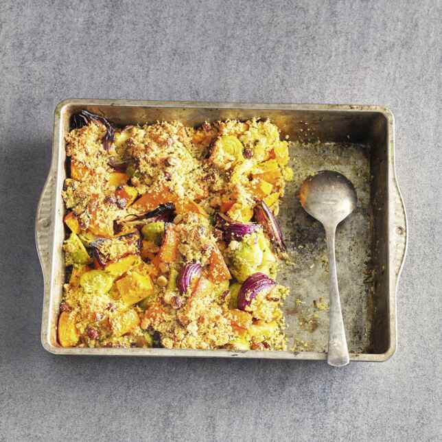 Buntes Gemüsegratin mit Süßkartoffeln Rezept | Küchengötter Buntes Gemüsegratin mit Süßkartoffeln Rezept | Küchengötter