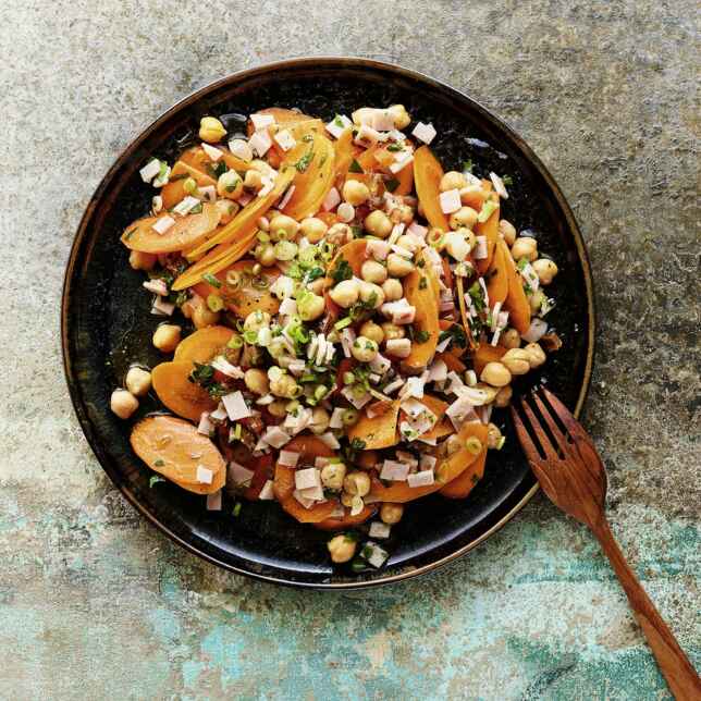 Reissalat mit Schwarzwurzeln und Putenbrust Rezept | Küchengötter