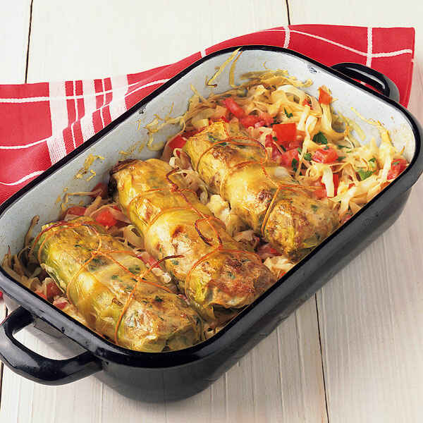 Überbackener Spitzkohl mit Tatar Rezept | Küchengötter Überbackener Spitzkohl mit Tatar Rezept | Küchengötter