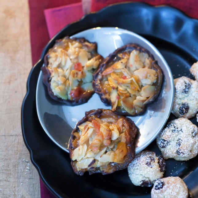 Florentiner mit kandierten Früchten Rezept | Küchengötter Florentiner mit kandierten Früchten Rezept | Küchengötter