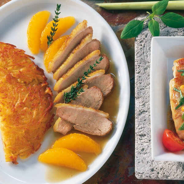 Entenbrustfilets mit Orangensauce Rezept | Küchengötter Entenbrustfilets mit Orangensauce Rezept | Küchengötter