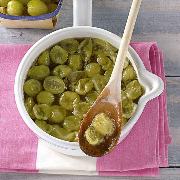 Stachelbeer-Himbeer-Konfitüre Rezept | Küchengötter Stachelbeer-Himbeer-Konfitüre Rezept | Küchengötter