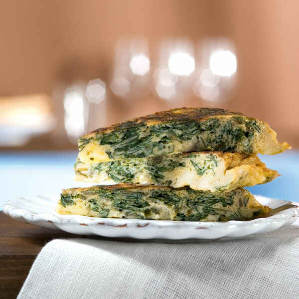Schnelle Mangold-Rote-Bete-Frittata Rezept | Küchengötter