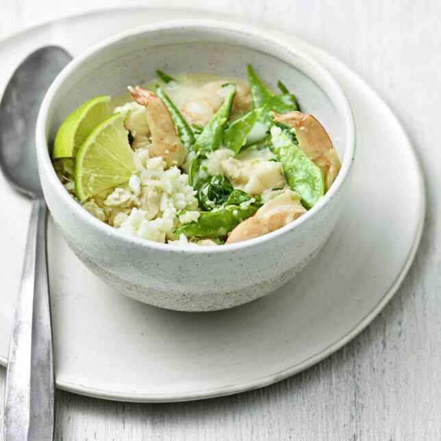 Blumenkohlreis-Pilaf mit Spiegelei Rezept | Küchengötter Blumenkohlreis-Pilaf mit Spiegelei Rezept | Küchengötter