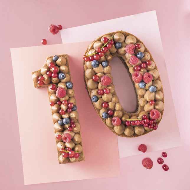 Smarties Number Cake Rezept | Küchengötter