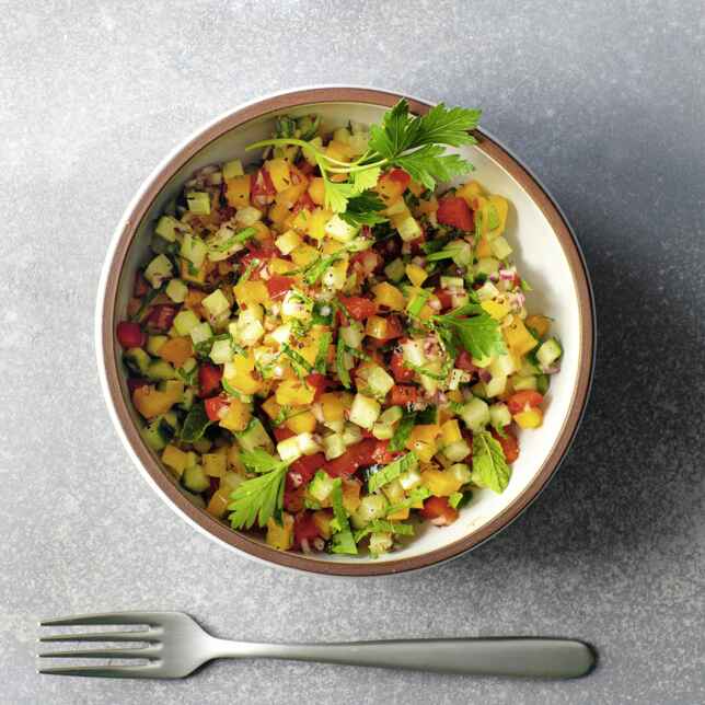 Erdbeersalat mit Minze Rezept | Küchengötter Erdbeersalat mit Minze Rezept | Küchengötter