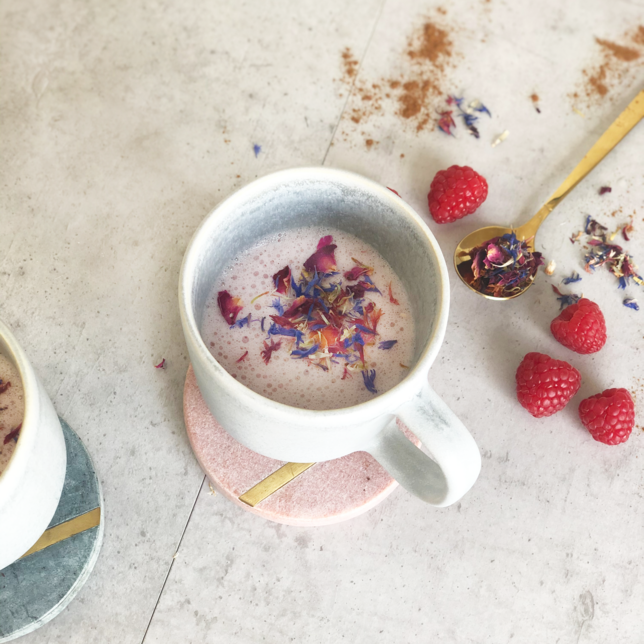 Bananenquark mit Himbeeren Rezept | Küchengötter