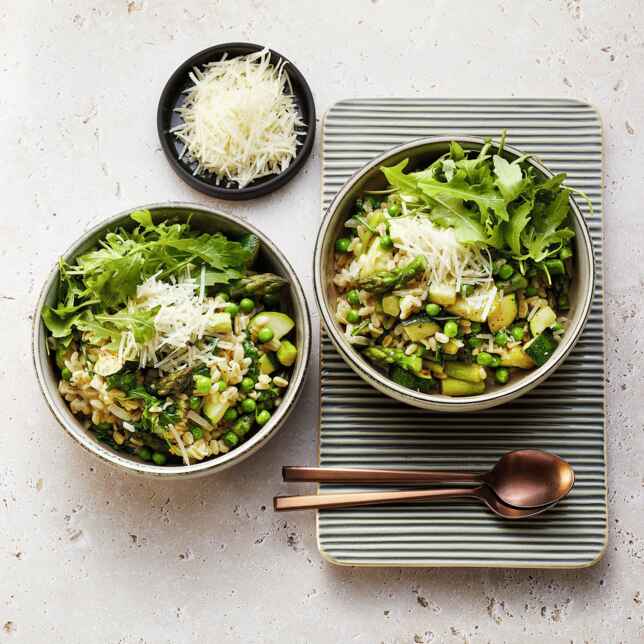 Doradenfilet mit Möhren-Weizen-Risotto Rezept | Küchengötter