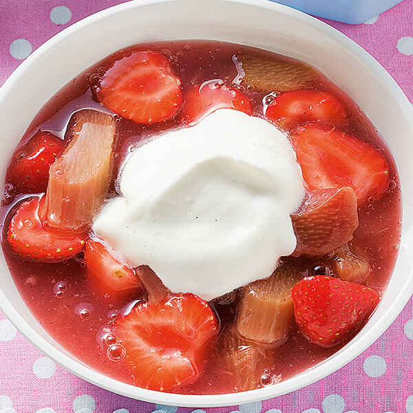 Rhabarbergrütze Rezept | Küchengötter Rhabarbergrütze Rezept | Küchengötter