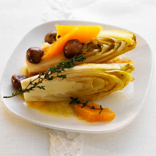Karamellisierter Chicorée Rezept | Küchengötter Karamellisierter Chicorée Rezept | Küchengötter