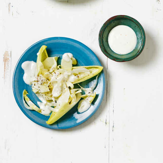 Chicore Salat Mit Apfel Und Joghurt