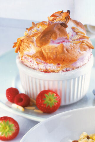 Schnelles Beerensoufflé