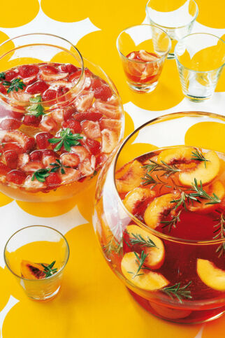 Pfirsichbowle Pfirsichbowle